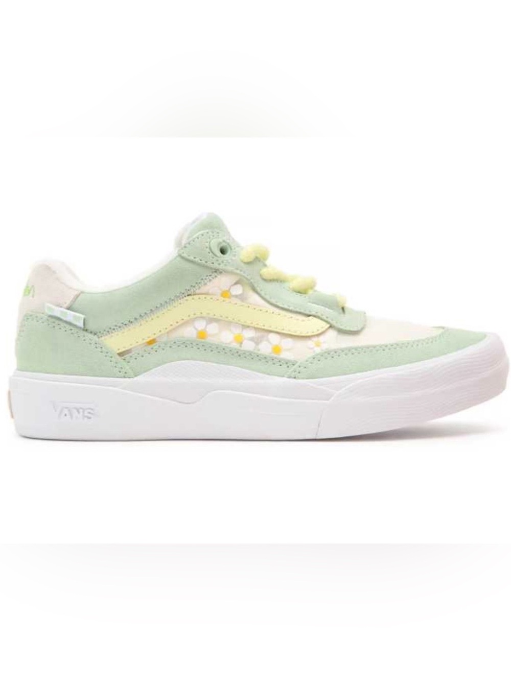 Vans Skate Wayvee Brighton Zeuner Pastel Green Men’s Sz 7 - Women’s Sz 8.5
